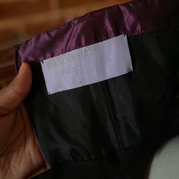 Vera Wang purple 100% silk formal dress size 0 - Picture 4 of 6